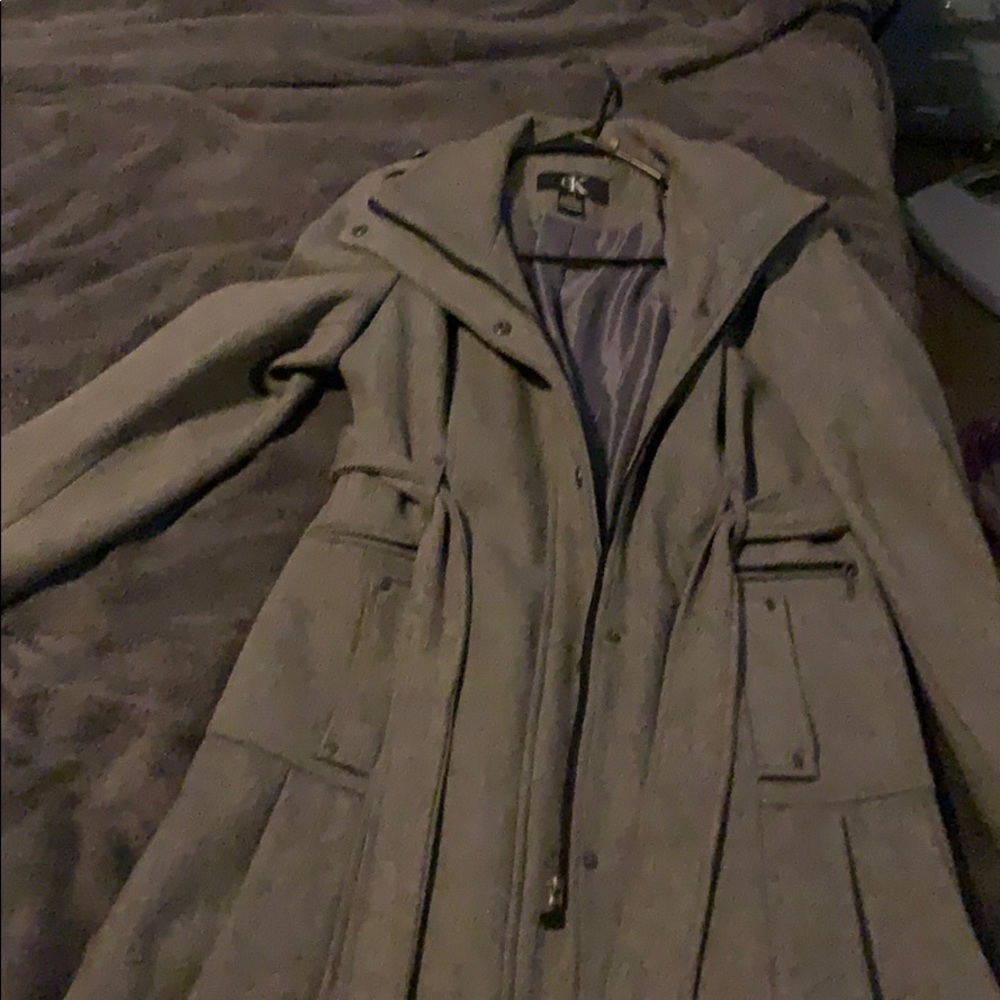 Grey CK coat